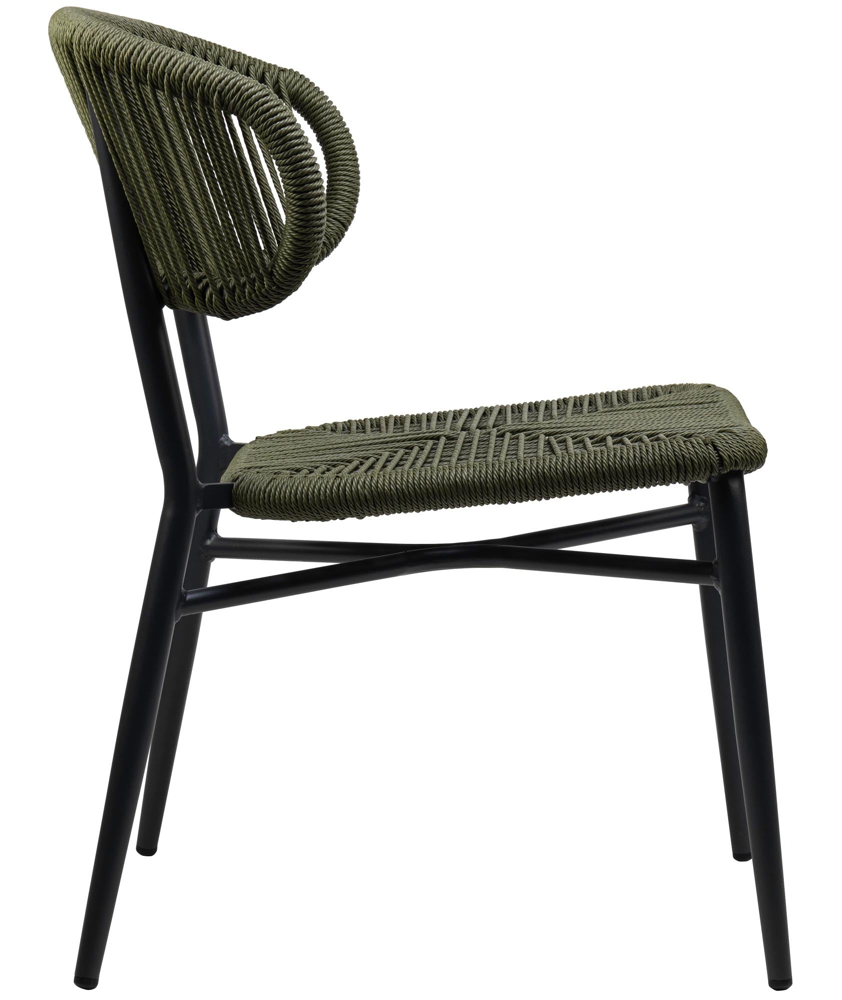 Noura Seil-Design Gartenstuhl 4er Set: Stilvolle Outdoor-Stühle für Terrasse & Balkon