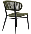 Noura Seil-Design Gartenstuhl 4er Set: Stilvolle Outdoor-Stühle für Terrasse & Balkon