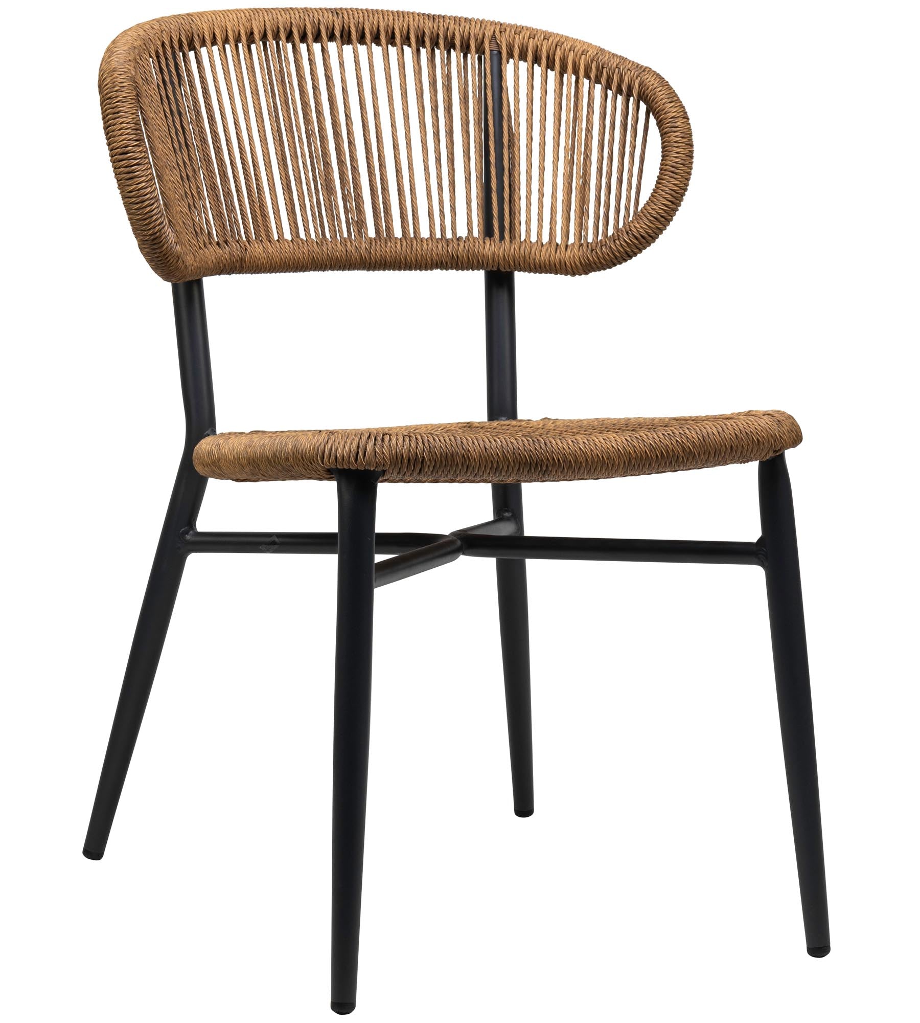 Noura Seil-Design Gartenstuhl 4er Set: Stilvolle Outdoor-Stühle für Terrasse & Balkon