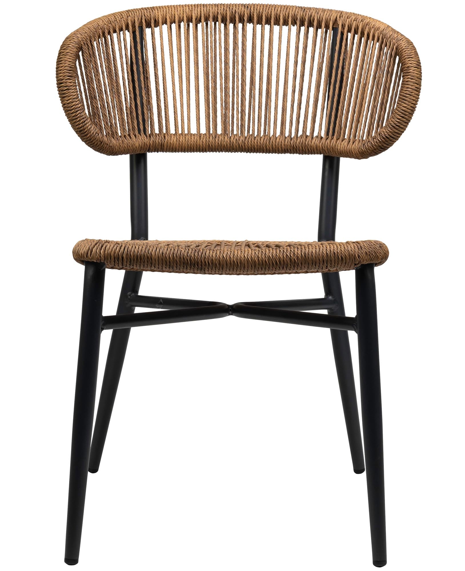 Noura Seil-Design Gartenstuhl 4er Set: Stilvolle Outdoor-Stühle für Terrasse & Balkon
