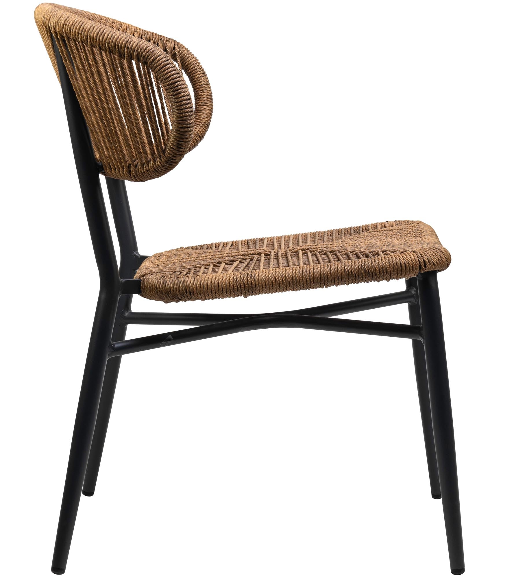 Noura Seil-Design Gartenstuhl 4er Set: Stilvolle Outdoor-Stühle für Terrasse & Balkon