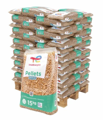 Premium Holzpellet Palette 990 kg 100% Nadelholz Belgien DIN+