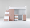 Traumhaftes Kinderhochbett mit matter Oberfläche – Sicher, Stylisch, Spielbar, Platzsparend