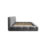 Lade das Bild in den Galerie-Viewer, Elegantes Designer Polsterbett Alena Bouclé mit Integriertem Stauraum – Modernes Komfort Bett
