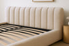 Luxuriöses Selene Bouclé Polsterbett mit Stauraum – Modernes, Elegantes Designer-Bett