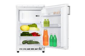 EXQUISIT KS18-4-H-170E Inoxlook Kühlschrank 136l Freistehend mit Gefrierfach