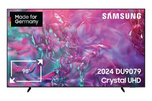 Samsung 98‑Zoll 4K UHD Smart‑TV GU98DU9079U Graphit Schwarz Flat LED