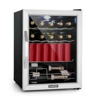 CUBES CC 202 E ACDC Getränkekühlschrank 48 l, schwarz‑rot