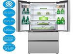 Lade das Bild in den Galerie-Viewer, PKM French Door NoFrost Kühlschrank 443L Inox Design 189cm
