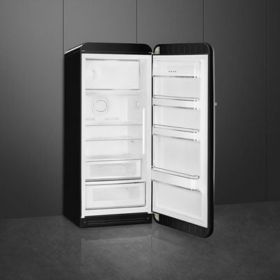 SMEG FAB28RBL5 1‑Tür Kühlschrank 153 cm Hoch Schwarz 50er‑Style