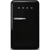 SMEG FAB10RBL6 Kühlschrank 970 mm Hoch, Schwarz, 122 L, 1‑Tür, D‑Klasse