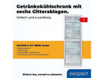 Lade das Bild in den Galerie-Viewer, Exquisit GKS350-2 GT 280D Weißer Getränkekühlschrank 320L Freistehend
