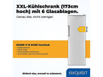 Lade das Bild in den Galerie-Viewer, EXQUISIT KS350-V-H-040E Inoxlook Vollraumkühlschrank 331L Edelstahl Energieeffizienz E
