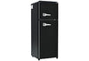 AMICA KS 15614 S Retro Kühlschrank 108 l Schwarz Freistehend