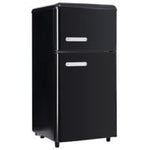 Lade das Bild in den Galerie-Viewer, SMEG FAB10RBL6 Kühlschrank 970 mm Hoch, Schwarz, 122 L, 1‑Tür, D‑Klasse

