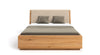 Designer Massivholz Eichenbett Cassian mit Integriertem Stauraum – Modern & Elegant