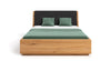 Designer Massivholz Eichenbett Cassian mit Integriertem Stauraum – Modern & Elegant