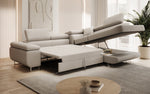 Lade das Bild in den Galerie-Viewer, Luxuriöses Designer Ecksofa Aston Bouclé mit Schlaffunktion &amp; Stauraum, Multifunktional &amp; Stilvoll
