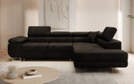 Lade das Bild in den Galerie-Viewer, Luxuriöses Designer Ecksofa Aston Bouclé mit Schlaffunktion &amp; Stauraum, Multifunktional &amp; Stilvoll
