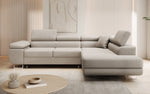 Lade das Bild in den Galerie-Viewer, Luxuriöses Designer Ecksofa Aston Bouclé mit Schlaffunktion &amp; Stauraum, Multifunktional &amp; Stilvoll
