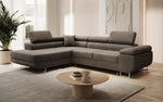 Lade das Bild in den Galerie-Viewer, Luxuriöses Designer Ecksofa Aston Bouclé mit Schlaffunktion &amp; Stauraum, Multifunktional &amp; Stilvoll
