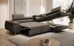 Lade das Bild in den Galerie-Viewer, Luxuriöses Designer Ecksofa Aston Bouclé mit Schlaffunktion &amp; Stauraum, Multifunktional &amp; Stilvoll
