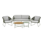 Lade das Bild in den Galerie-Viewer, Luxuriöses Veleno Garten Lounge Set – Elegantes Aluminium Gestell für Outdoor Luxus
