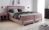 Luxuriöses Boxspringbett Sejour: Komfortable LED-Beleuchtung, Praktischer Stauraum, Stilvolles Cord