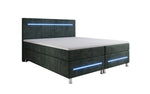 Lade das Bild in den Galerie-Viewer, Luxuriöses Boxspringbett Sejour: Komfortable LED-Beleuchtung, Praktischer Stauraum, Stilvolles Cord
