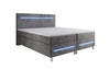 Luxuriöses Boxspringbett Sejour: Komfortable LED-Beleuchtung, Praktischer Stauraum, Stilvolles Cord