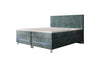 Luxuriöses Boxspringbett Simple mit LED-Beleuchtung aus Cord-Stoff – Ultimativer Schlafkomfort