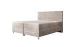 Lade das Bild in den Galerie-Viewer, Luxuriöses Boxspringbett Simple mit LED-Beleuchtung aus Cord-Stoff – Ultimativer Schlafkomfort

