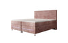 Luxuriöses Boxspringbett Simple mit LED-Beleuchtung aus Cord-Stoff – Ultimativer Schlafkomfort