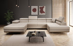 Lade das Bild in den Galerie-Viewer, Elegantes Lago Designer Schlafsofa: Bouclé, Klappfunktion, Luxuriöser Wohnkomfort
