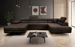Lade das Bild in den Galerie-Viewer, Elegantes Lago Designer Schlafsofa: Bouclé, Klappfunktion, Luxuriöser Wohnkomfort
