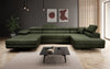 Elegantes Lago Designer Schlafsofa: Bouclé, Klappfunktion, Luxuriöser Wohnkomfort