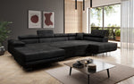 Lade das Bild in den Galerie-Viewer, Elegantes Lago Designer Schlafsofa: Bouclé, Klappfunktion, Luxuriöser Wohnkomfort
