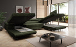 Lade das Bild in den Galerie-Viewer, Elegantes Lago Designer Schlafsofa: Bouclé, Klappfunktion, Luxuriöser Wohnkomfort
