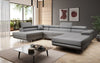 Elegantes Lago Designer Schlafsofa: Bouclé, Klappfunktion, Luxuriöser Wohnkomfort