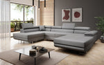 Lade das Bild in den Galerie-Viewer, Elegantes Lago Designer Schlafsofa: Bouclé, Klappfunktion, Luxuriöser Wohnkomfort

