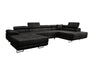 Elegantes Lago Designer Schlafsofa: Bouclé, Klappfunktion, Luxuriöser Wohnkomfort