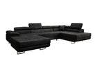 Lade das Bild in den Galerie-Viewer, Elegantes Lago Designer Schlafsofa: Bouclé, Klappfunktion, Luxuriöser Wohnkomfort
