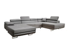 Lade das Bild in den Galerie-Viewer, Elegantes Lago Designer Schlafsofa: Bouclé, Klappfunktion, Luxuriöser Wohnkomfort

