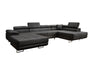 Elegantes Lago Designer Schlafsofa: Bouclé, Klappfunktion, Luxuriöser Wohnkomfort