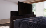 Lade das Bild in den Galerie-Viewer, Luxuriöses Sejour Boxspringbett mit TV-Lift, RGB-Beleuchtung und Stauraum
