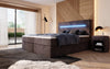 Luxuriöses Boxspringbett Sejour: Komfortabel, mit LED-Beleuchtung & integriertem Stauraum