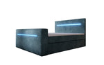 Lade das Bild in den Galerie-Viewer, Luxuriöses Sejour Boxspringbett mit TV-Lift, RGB-Beleuchtung und Stauraum

