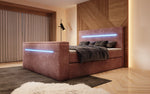 Lade das Bild in den Galerie-Viewer, Luxuriöses Sejour Boxspringbett mit TV-Lift, RGB-Beleuchtung und Stauraum
