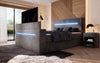 Luxuriöses Sejour Boxspringbett mit TV-Lift, RGB-Beleuchtung und Stauraum