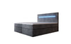 Luxuriöses Boxspringbett Sejour: Komfortabel, mit LED-Beleuchtung & integriertem Stauraum
